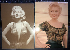 Lot 2 cartes Photos de Marilyn