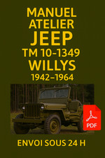 Manuel Atelier JEEP Willys MB