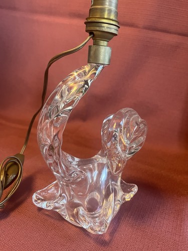 Pied lampe cristal forme - de,
