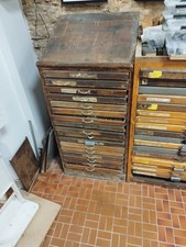 Meuble d'imprimerie, rang de