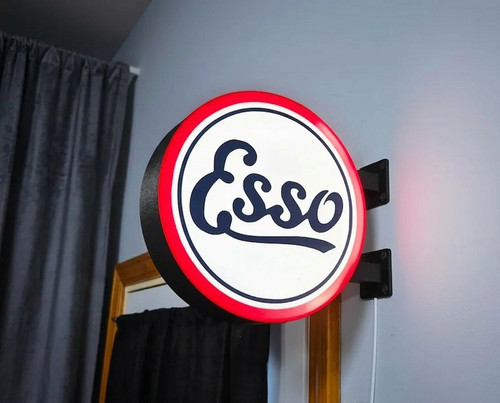 Enseigne lumineuse esso - lumineuse, led
