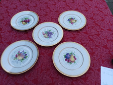 série 5 assiettes Haviland