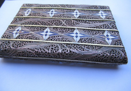 Ancien boite ecrin etui - boite, à