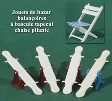 Bazaar toys, 4 rocking swings tapecula 10.5 cm and 1 folding chair