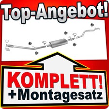 Pot d'échappement pour VW LT 2.8 TDI 28 35 SWB-court 1997-2006 + tuyau avant ...