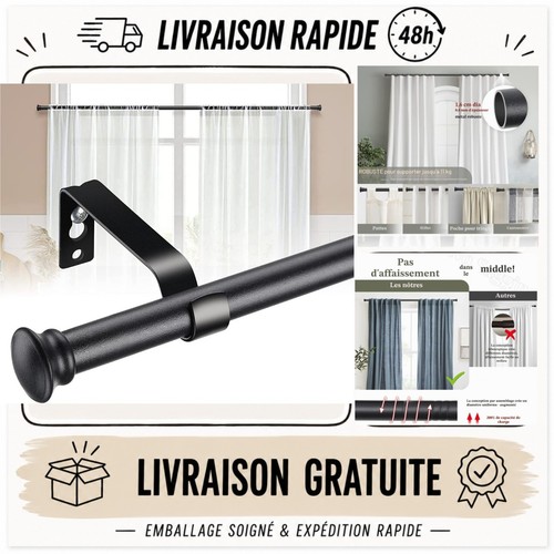Tringle rideaux extensible - rideaux,