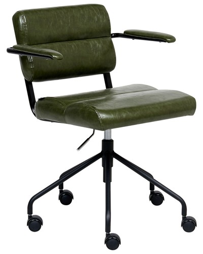 Chaise bureau cuir pu - en,