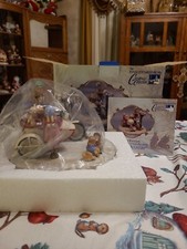 Harley-Davidson 1993 LE Christmas Bisque Figurine Rural Delivery #1611 of 3000
