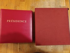 France Classeur pour timbre reliure Cérès présidence Années 1996 à 1999 complet