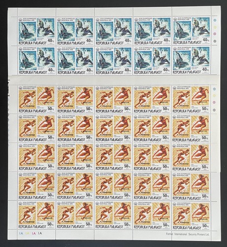 Madagascar 1977 607 608 - madagascar,