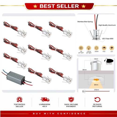 Mini spot encastrable led - mini,