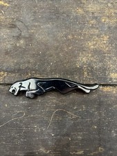 JAGUAR EMBLEM LOGO BADGE SYMBOL SIGN CHROME JF7242 BAC 7015 METAL OEM