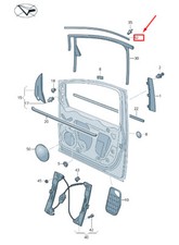 VW Sharan 7N Porte Fenêtre