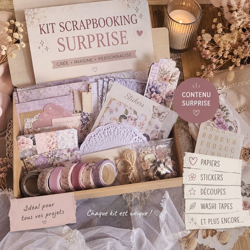 Kit scrapbooking mystère - kit,