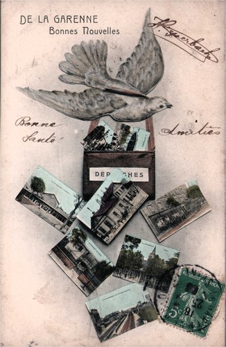 Cpa garenne bonnes - la,