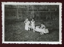 old photo. child in his old