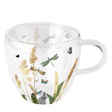 Tasse à thé en verre double