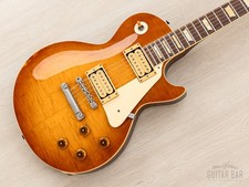 1981 Tokai Love Rock LS120 Vintage Burst Flame Top Guitar w/ Case