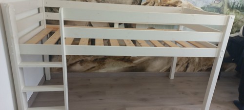 Lit hauteur blanc la - hauteur,
