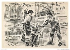 AUAP2-0097-METIER - The Blacksmith - Work at the Forge