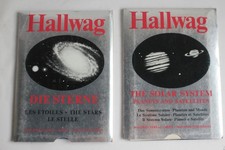 2 Star Sky Maps and Solar System Hallwag Bern 1979 (74015)