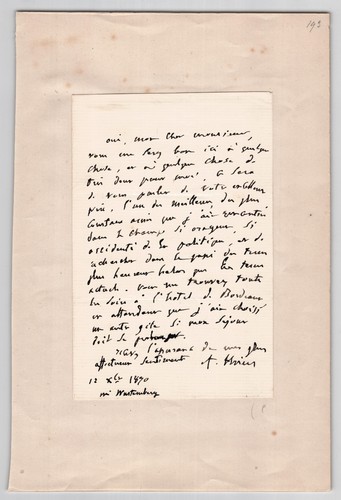 Adolphe thiers lettre - adolphe,