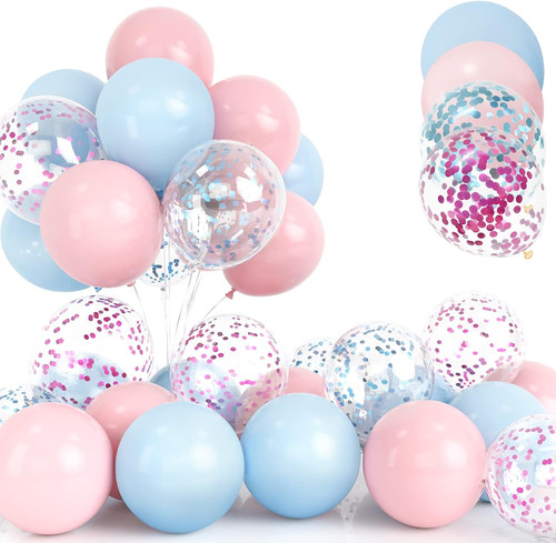 Pièces ballons rose et - rose,