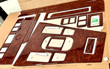 JAGUAR XJS FIT 1982- 1996 DASH TRIM KIT GOLDEN BURL WOOD NEW INTERIOR SET