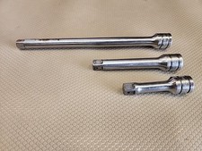 Snap-on Tools SX Series 1/2 Drive 3-pc Socket Extension Set SX10 SX5 SX3 Knurled