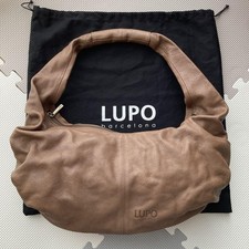 LUPO Barcelona Brown Light Weight leather bag purchased at the Barcelona store