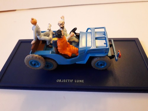 Jeep tintin objectif - lune, 1/43