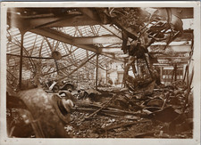 France, Levallois-Perret, Incendie d'un garage automobile, Vintage press si