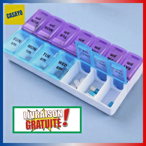 Semainier pilulier boite - semainier,
