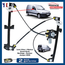 Mecanisme De Leve Vitre avec Moteur Avant Droit Prévu pour Berlingo Partner