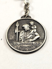 KEYCHAIN - Metal CLOTHING PALACE - St. Christopher Vintage Fashion 1960s
