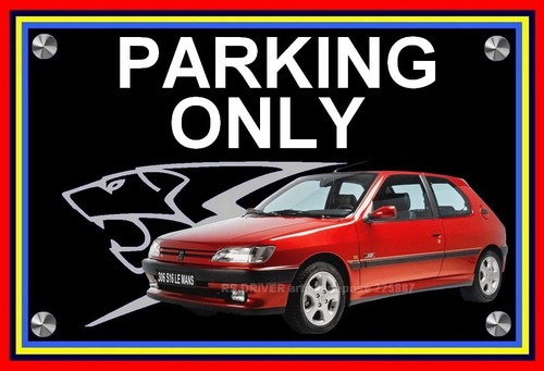 Plaque parking only peugeot - only,