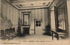 Old postcard Ajaccio Maison Bonaparte, smoking corsica (1077804)