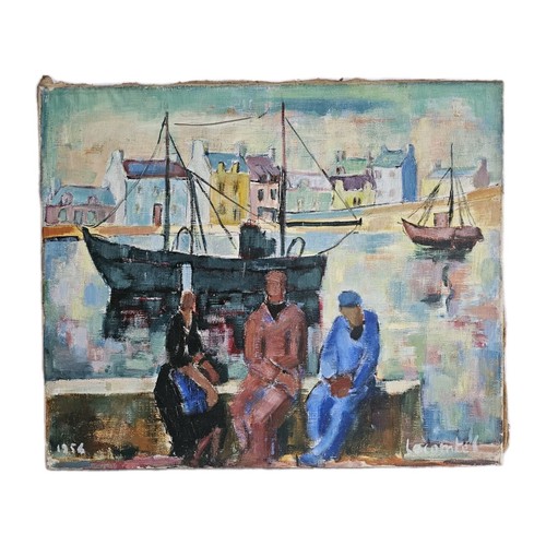 Marine huile sur toile