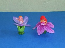 Lot of 2 Kinder Girls Flowers Figures