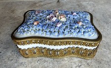 Boîte ancienne porcelaine