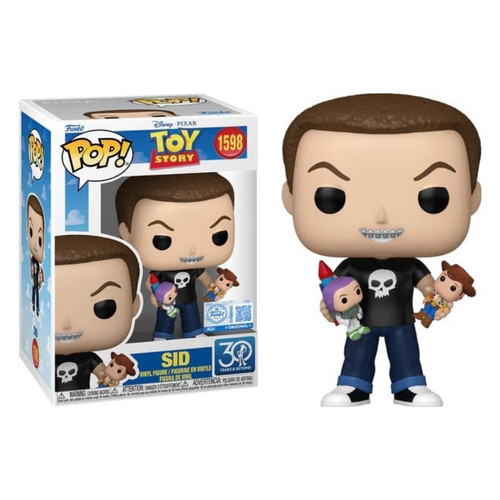 Funko pop sid - woody, buzz