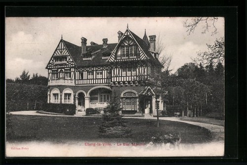 Cpa étang ville le - cpa,