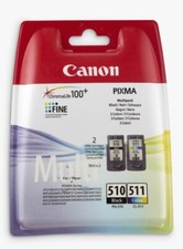 Canon PG-510 511  Cartouche Jet d'Encre Pritner pour Pixma - Noir  Couleur