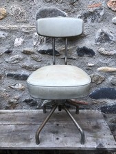 Ancienne Chaise NORI Magni Industrielle fauteuil -no lampe jielde gras tolix