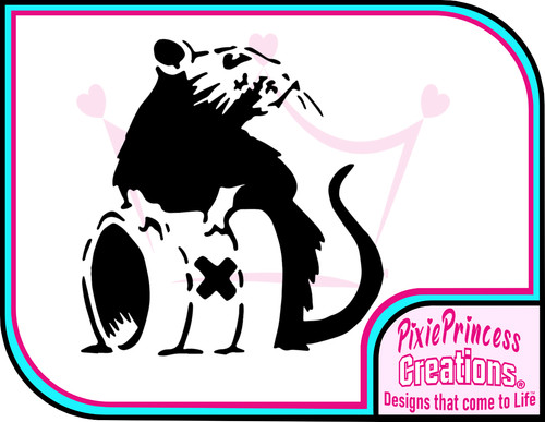 Banksy rat déchet vinyle - banksy, a