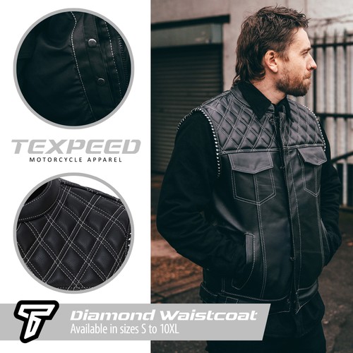 Gilet cuir véritable avec - en,