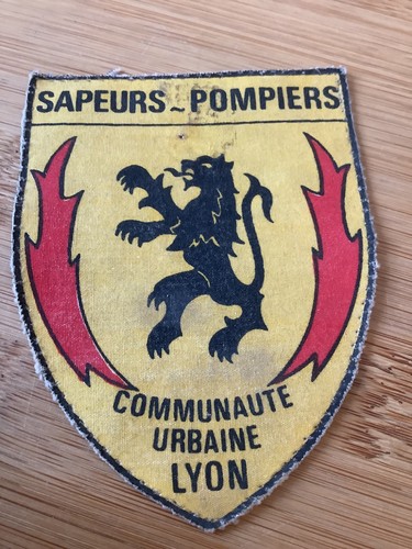 Ancien ecusson patch sapeurs - ancien,