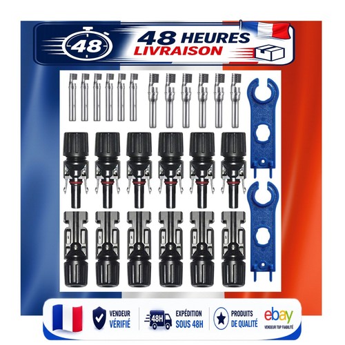 Paires connecteurs solaires - 6,