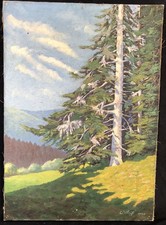 L. WOLFJ 1928. PAYSAGE