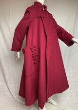 MANTEAU LONG - BUYKUD - rouge